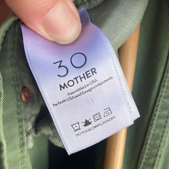 MOTHER Denim The Looker Killing Fatigue w. Red Stripe Skinny Jeans womens 30 - Picture 12 of 17